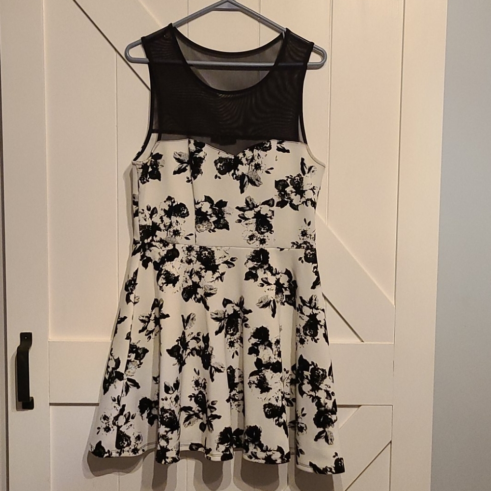 Short floral dress